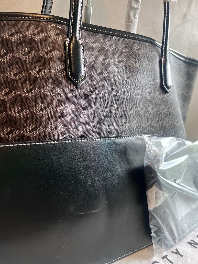 Christy NG Russo Large Tote Bag - Black, Fesyen Wanita, Tas & Dompet di
