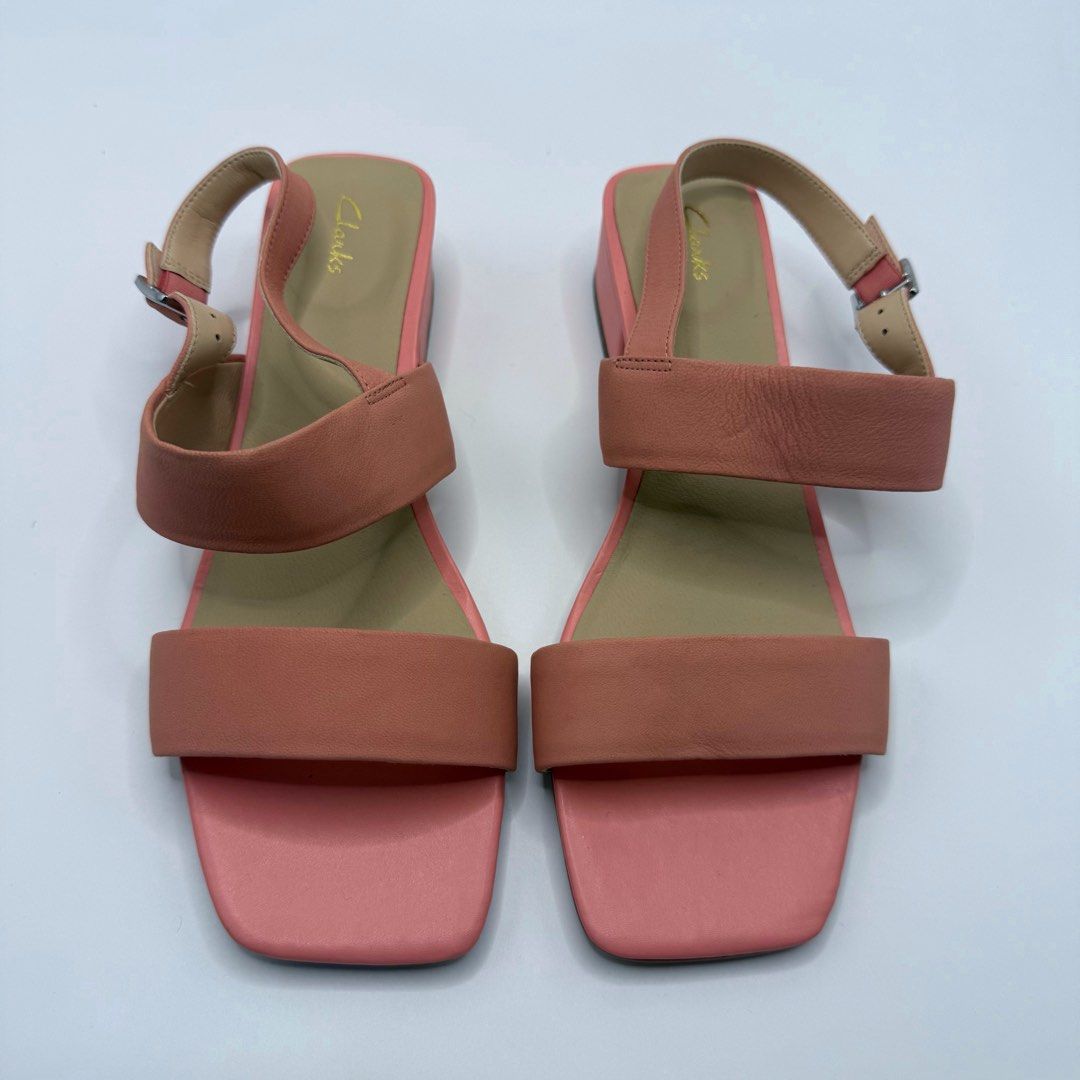CLARKS Seren25 Strap Sandals (Light Coral) (Category: Flats & Sandals) located in Cainta. Submitted by paintsoil (Listing ID 1378835887, Image 2). Description: - Brandnew without box - Authentic 💯 - Size: 7.5 US womens (24cm) Actual photos are posted. Message me po if interested. Thanks ☺️ .