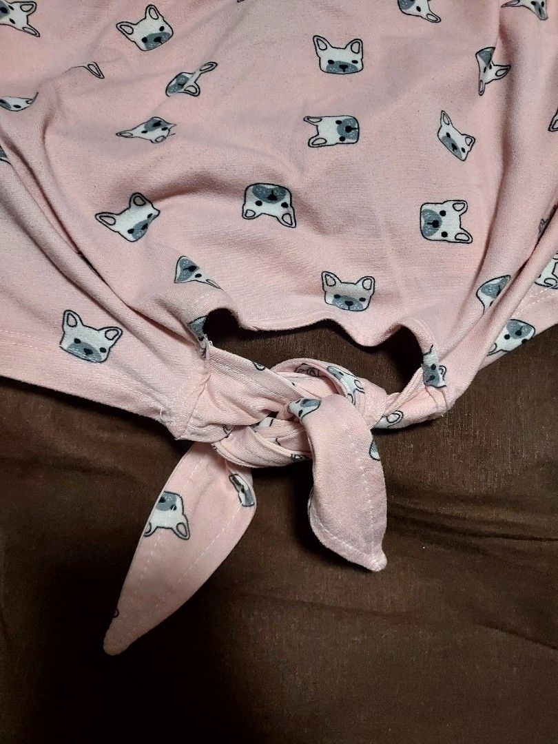 Cute Puppy Shirt with Tie (Category: Shirts) located in San Juan City. Submitted by zaenligane (Listing ID 1378758063, Image 2). Description: fits XS to M.