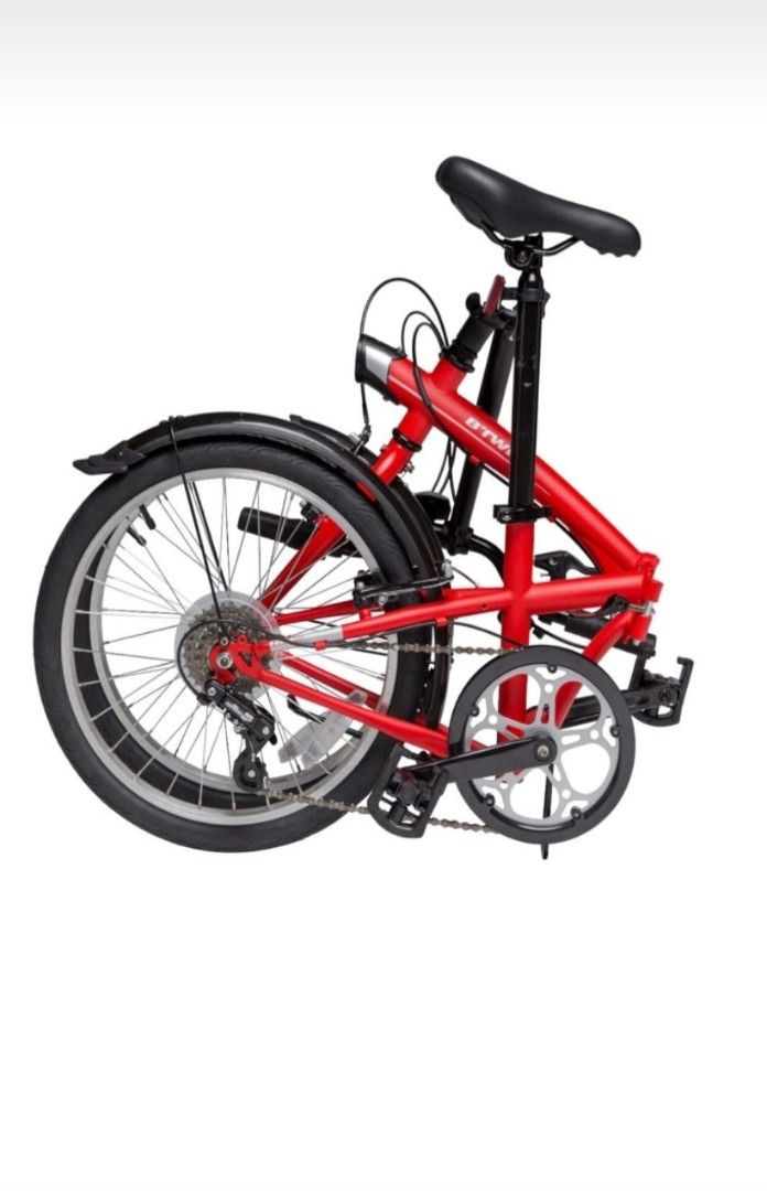 Decathlon Tilt Foldable Bicycle (UPGRADED) (Category: Bicycles) located in Singapore. Submitted by straightpaths (Listing ID 1378921063, Image 2). Description: For sale is my Decathlon BTWIN Tilt 120. RTP: $279.90 This bike can be folded up to transport in MRT and bus legally. RFS: Not really using this bike anymore. It has been refurbished to almost brand new condition for another owner to enjoy. Frame condition: 8/10 (It has minor scratches and