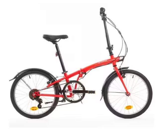 Decathlon Tilt Foldable Bicycle (UPGRADED) (Category: Bicycles) located in Singapore. Submitted by straightpaths (Listing ID 1378921063, Image 1). Description: For sale is my Decathlon BTWIN Tilt 120. RTP: $279.90 This bike can be folded up to transport in MRT and bus legally. RFS: Not really using this bike anymore. It has been refurbished to almost brand new condition for another owner to enjoy. Frame condition: 8/10 (It has minor scratches and