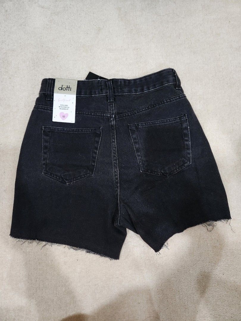 Dotti distressed black denim shorts (Category: Women's Clothes) located in Castle Hill. Submitted by iamjoo (Listing ID 1378885849, Image 2). Description: Black distressed denim shorts from Dotti Size 10 RRP: $29.95 New with tags $10 postage or Castle hill pickup.