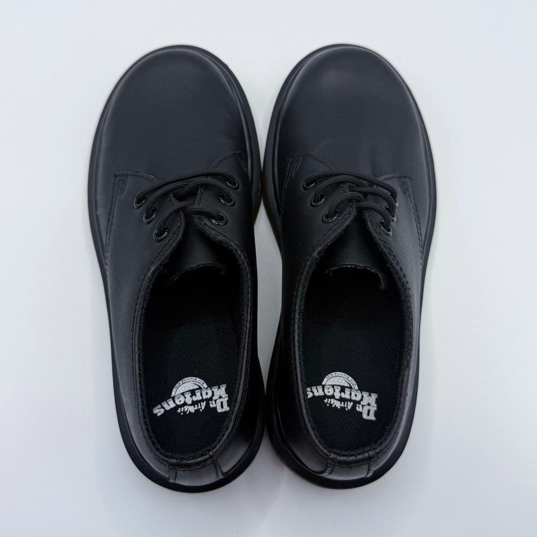 DR. MARTENS Everly Junior School Shoes (Black) (Category: Babies & Kids Fashion) located in Cainta. Submitted by paintsoil (Listing ID 1378838531, Image 3). Description: - Brandnew without box - Authentic 💯 - Size: 1 US kids (32 euro) Actual photos are posted. Message me po if interested. Thanks ☺️.