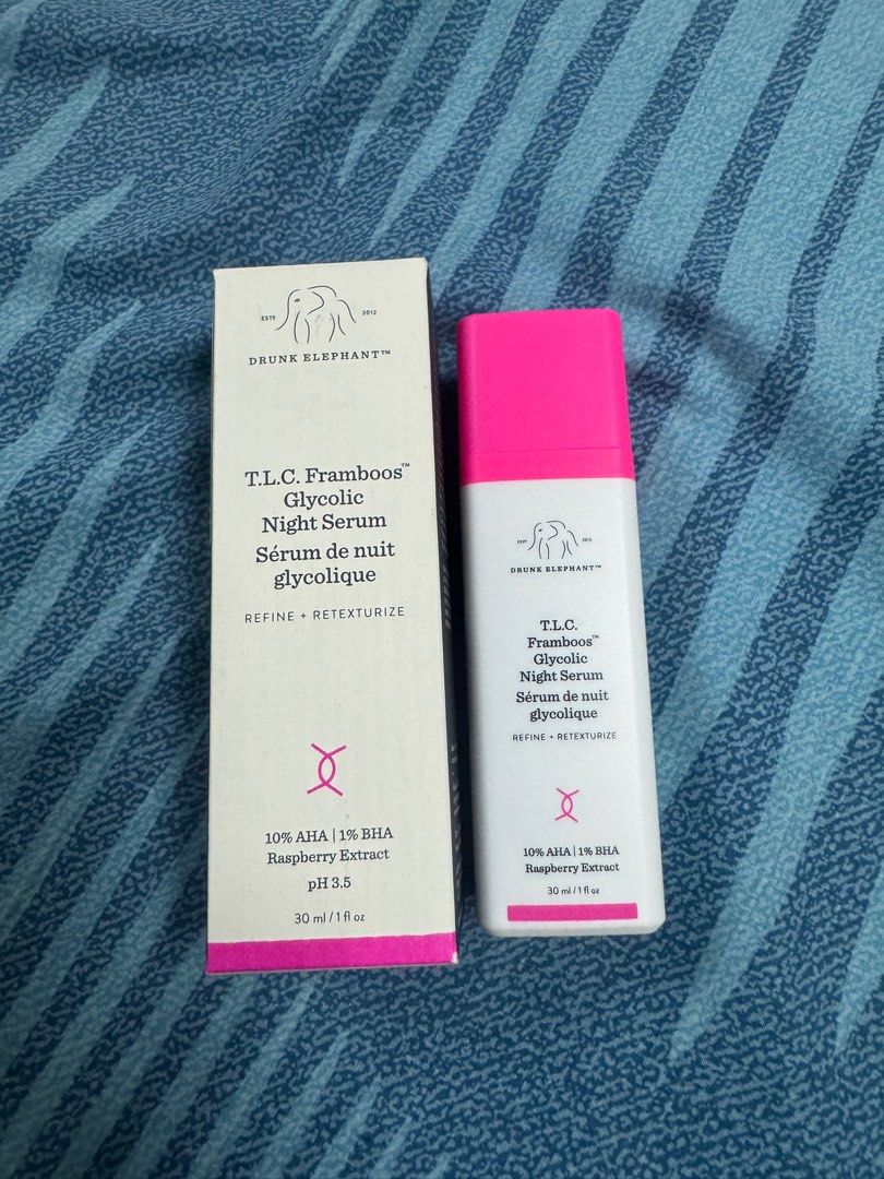 Drunk Elephant - Glycolic serum (Category: Face Care) located in Quezon City. Submitted by unclutter_ (Listing ID 1378871470, Image 1). Description: Brand new - 30ml.