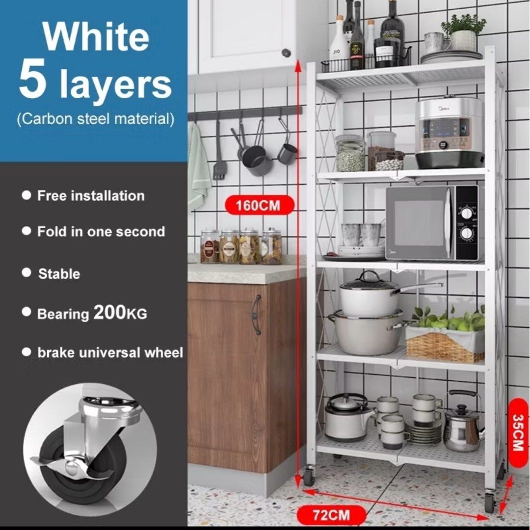 Foldable rack shelf (abit defect- read description)