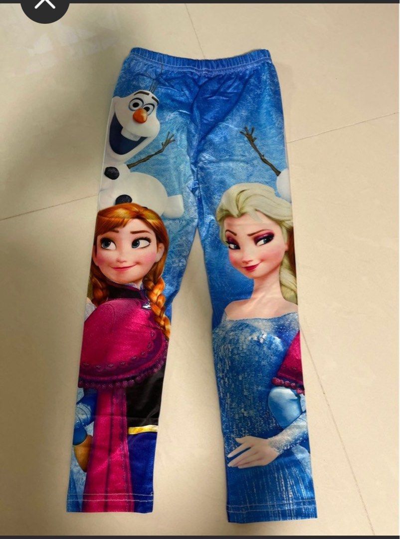 Frozen kids long pants (Category: Babies & Kids Fashion) located in Singapore. Submitted by poppy1418 (Listing ID 1378750333, Image 1). Description: Brand New Size 120 - For girls waist size 44cm - pants length: 66cm No refund or exchange once sold Normal mailing at a postage fee of $1.40.