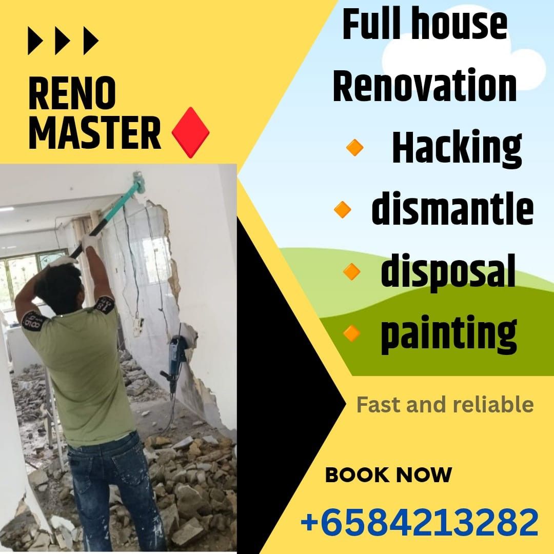 Full House Renovation Services – Hacking, Dismantling, Disposal & Painting631092005223691120