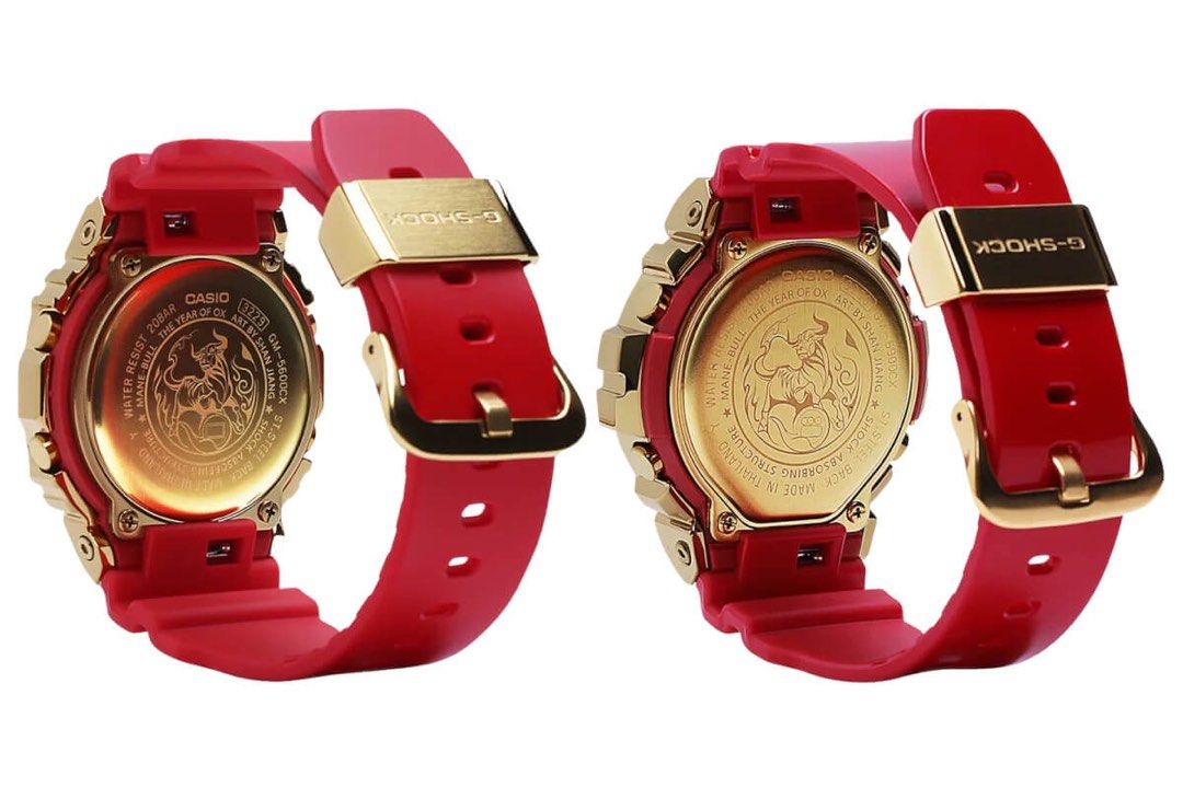 G Shock GM 5600CX 4DR Red Gold (Category: Men's Watches) located in Singapore. Submitted by g_sole (Listing ID 1378790877, Image 2). Description: GM 5600CX 4DR with Red backlight for sale.NOS complete set. $188.