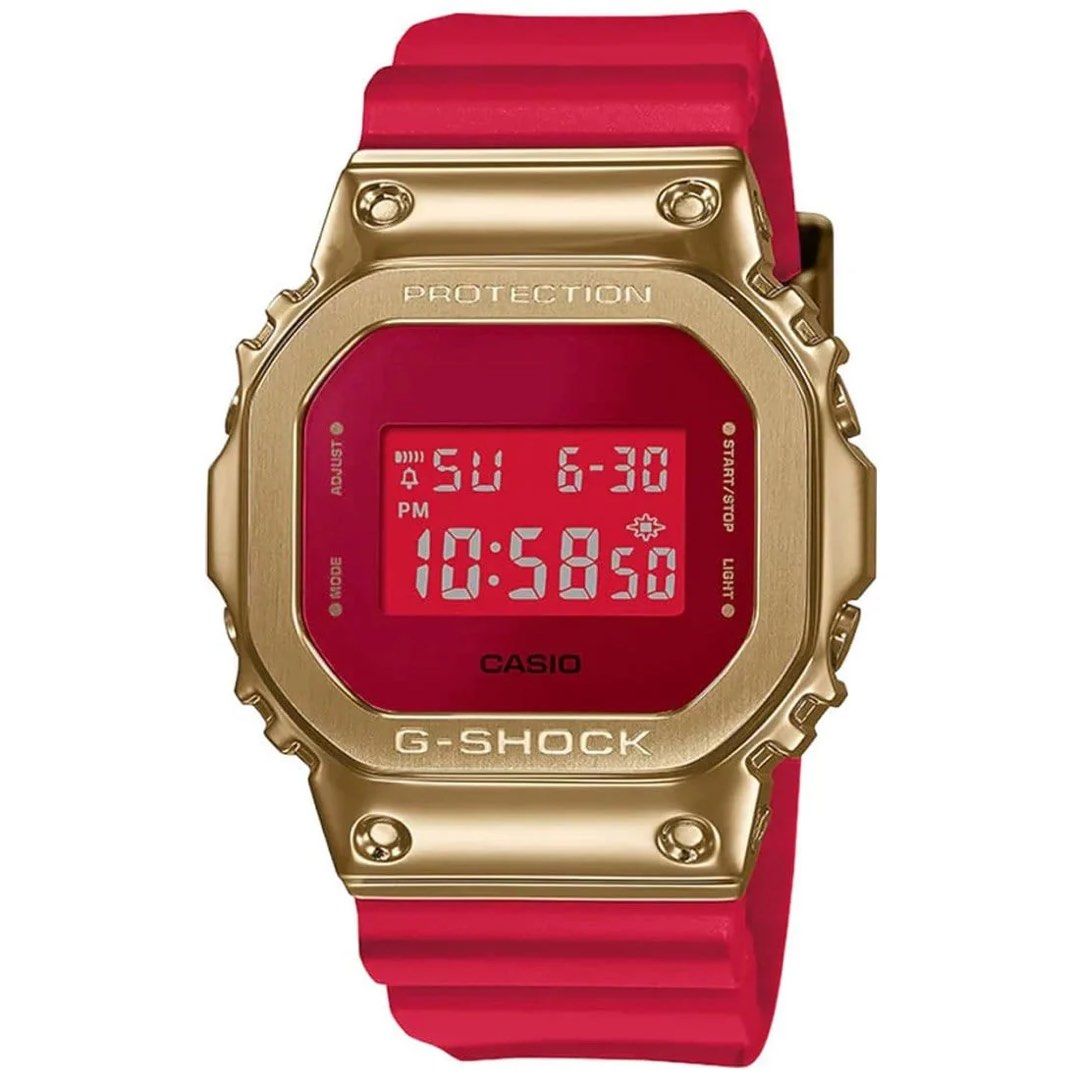 G Shock GM 5600CX 4DR Red Gold (Category: Men's Watches) located in Singapore. Submitted by g_sole (Listing ID 1378790877, Image 1). Description: GM 5600CX 4DR with Red backlight for sale.NOS complete set. $188.