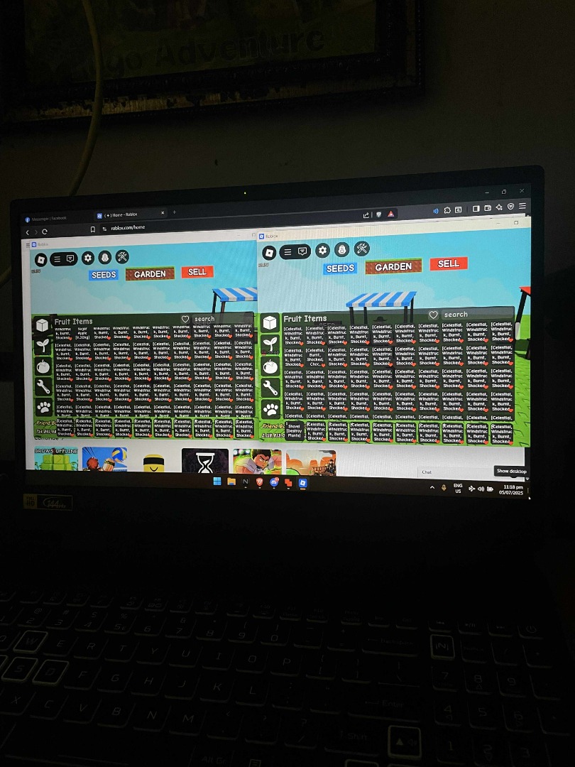 GROW A GARDEN - SHECKLES FOR SALE! 744T (1 FRUIT), Video Gaming, Video ...