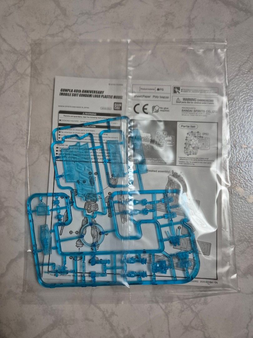 Gunpla 40th Anniversary [Mobile Suit Gundam] Logo Plastic Model (Category: Gundam Model Kits) located in Singapore. Submitted by blitz87 (Listing ID 1378795849, Image 2). Description: Selling Gunpla 40th Anniversary [Mobile Suit Gundam] Logo Plastic Model Model kit is new and unbuilt. Runners still sealed. Meetup or additional $5 for delivery. Interested pls pm. Thanks! =).