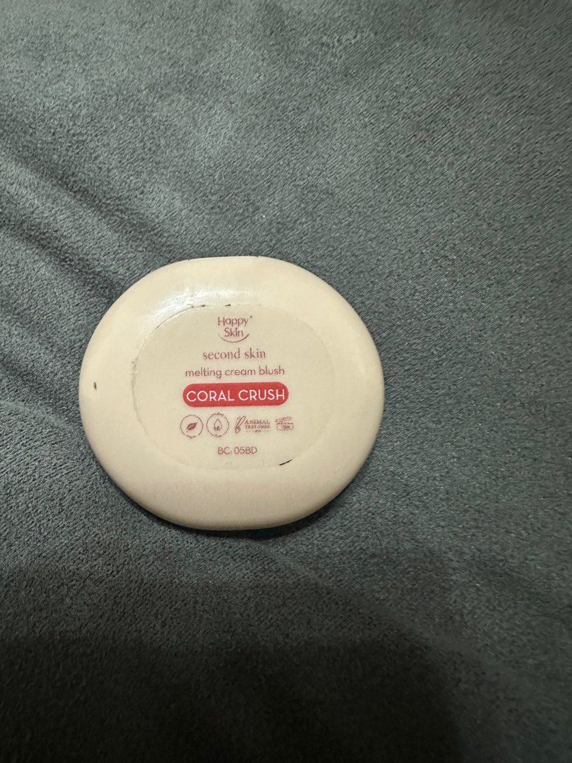 Happy skin melting cream blush (Category: Makeup) located in Quezon City. Submitted by japl88 (Listing ID 1378889152, Image 2). Description: Happy skin Used once to try Shade: coral blush.