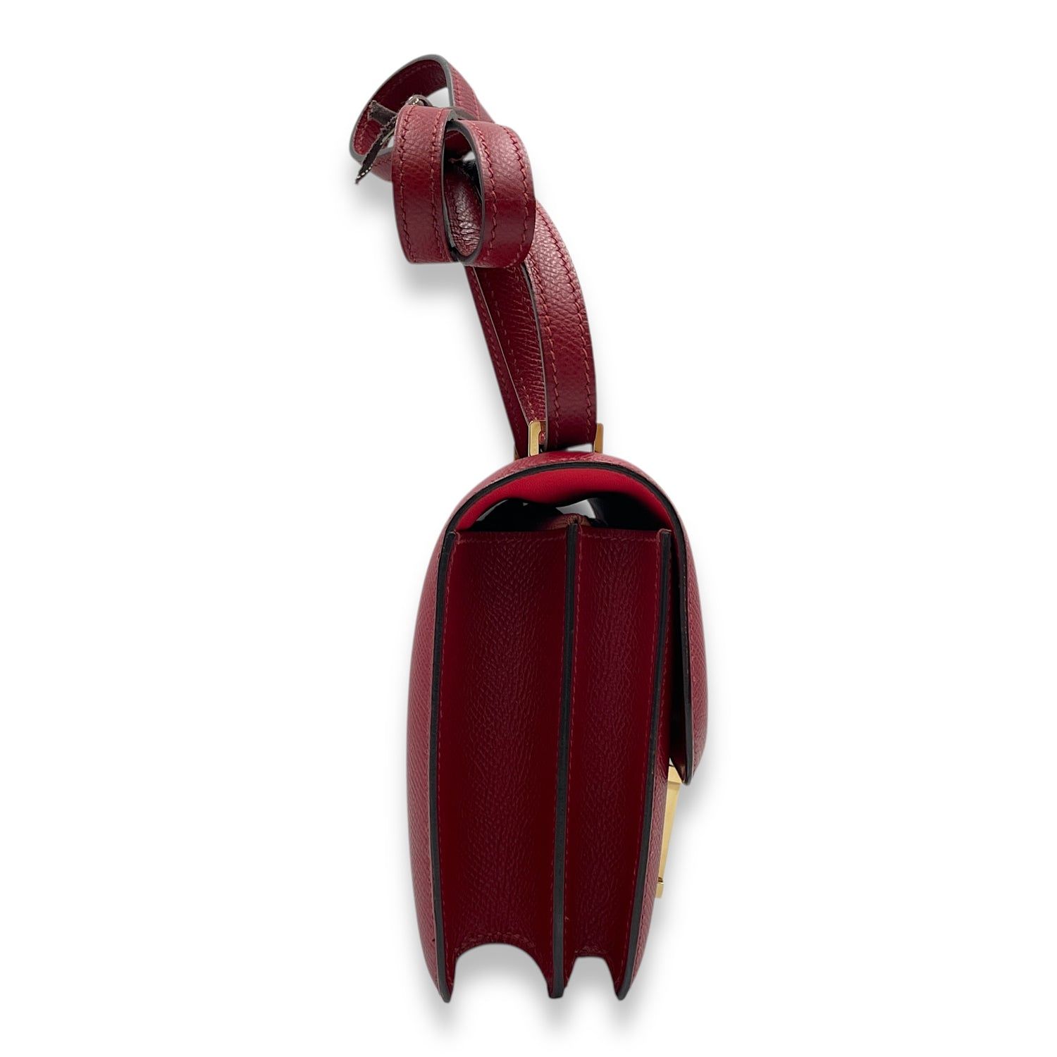 Hermès Constance 18 Rouge Grenat in Epsom, Permabrass hardware (Category: Bags & Wallets) located in Singapore. Submitted by luxlexicon (Listing ID 1378787724, Image 3). Description: SKU CL2507-13894 Brand Hermès Material Epsom Color Rouge Grenat Hardware Permabrass Accessories DUSTBAG,BOX Root Category Bags Condition - Zipper / Hardware: Slight scratches - Compartments: Mark line.
