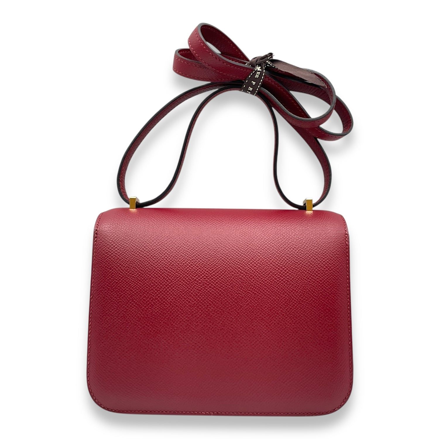 Hermès Constance 18 Rouge Grenat in Epsom, Permabrass hardware (Category: Bags & Wallets) located in Singapore. Submitted by luxlexicon (Listing ID 1378787724, Image 2). Description: SKU CL2507-13894 Brand Hermès Material Epsom Color Rouge Grenat Hardware Permabrass Accessories DUSTBAG,BOX Root Category Bags Condition - Zipper / Hardware: Slight scratches - Compartments: Mark line.
