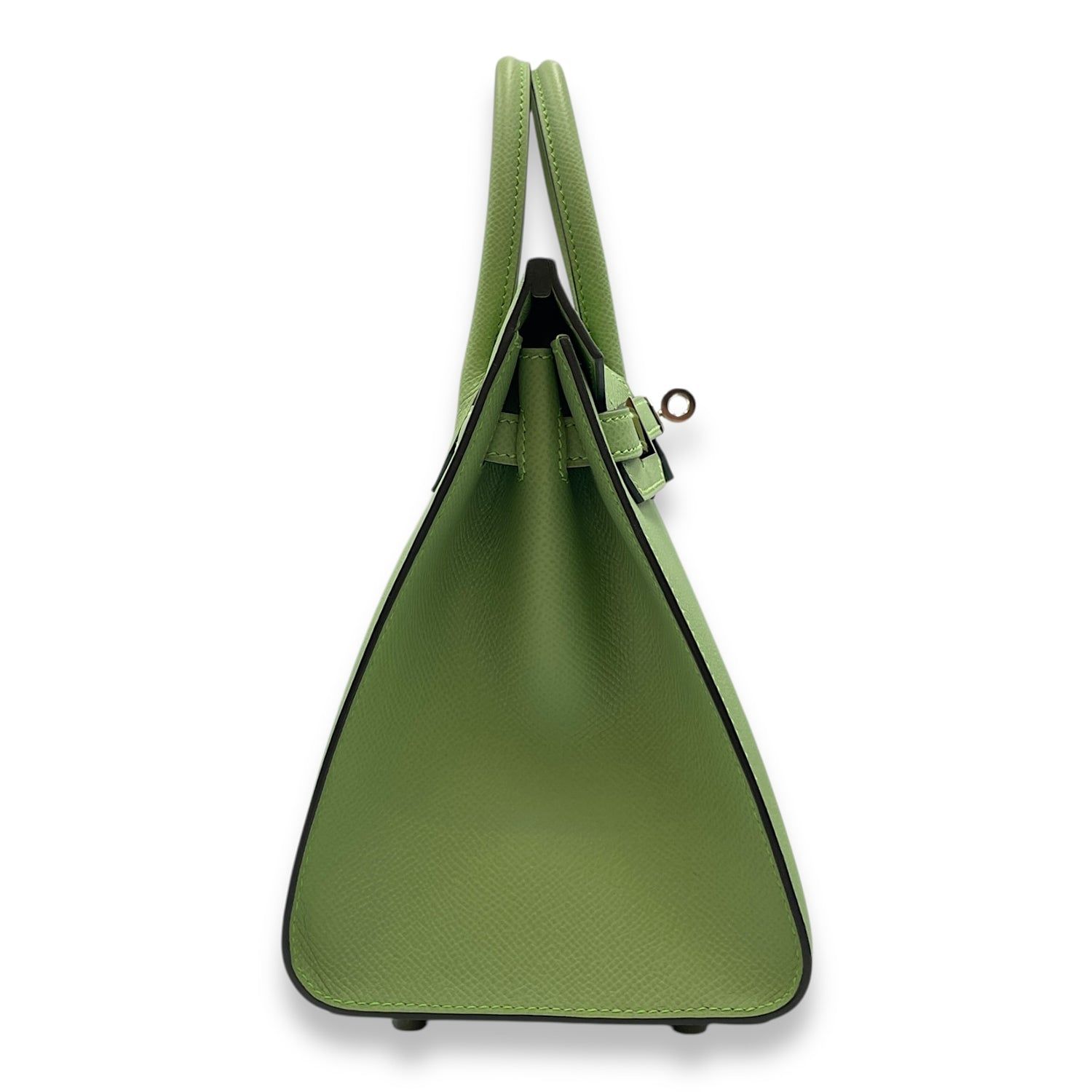 Hermès Sellier Birkin 25 Vert Criquet in Epsom, Palladium hardware (Category: Bags & Wallets) located in Singapore. Submitted by luxlexicon (Listing ID 1378787669, Image 3). Description: SKU CL2507-13873 Brand Hermès Material Epsom Color Vert Criquet Hardware Palladium Accessories DUSTBAG,BOX Series Y Root Category Bags Condition - Zipper / Hardware: Slight scratches.