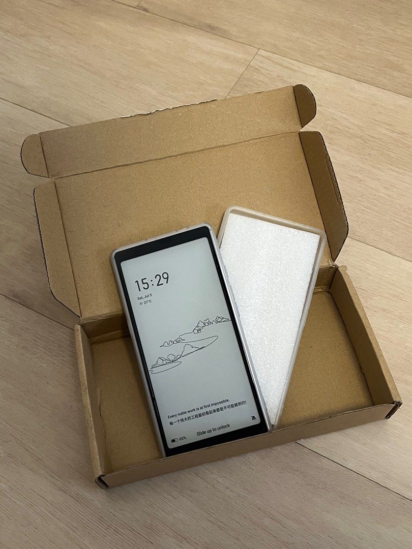 Hisense Touch Lite Eink Ereader (boox palma/moaan inkpalm/kindle/kobo alternative) (Category: E-Readers) located in Singapore. Submitted by ersxeu (Listing ID 1378803548, Image 3). Description: hisense touch lite (4+64gb) eink reader, a great alternative to boox palma / kindle / kobo / moaan ink palm! it’s also a pretty great mp3 music player. search on reddit and discover many great reviews on it - great build quality, sound quality, runs on and