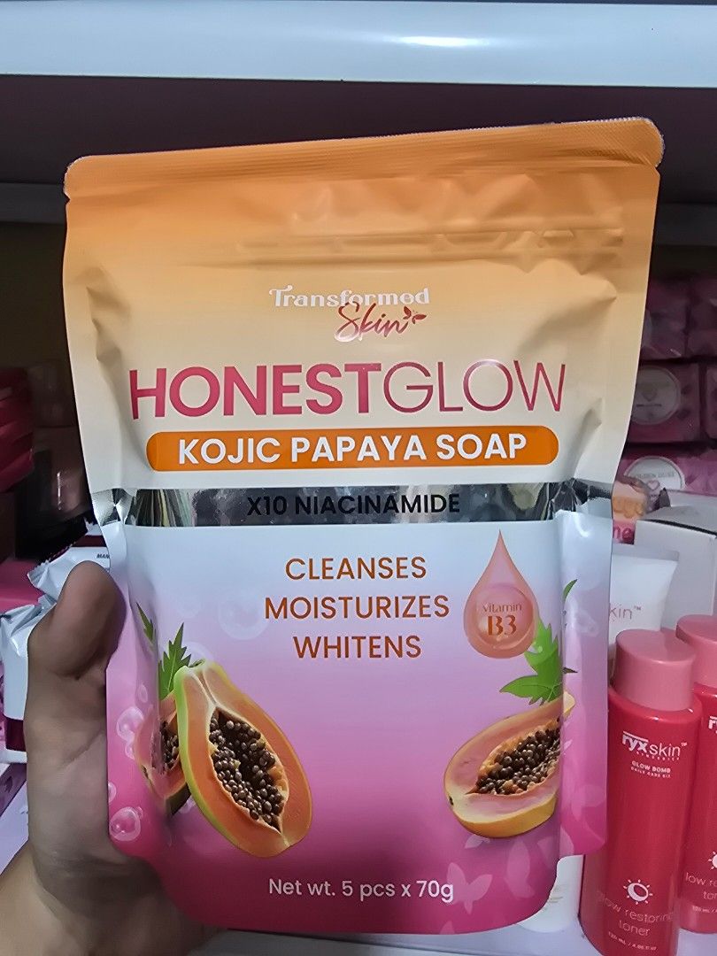 HONEST GLOW KOJIC PAPAYA SOAP ONHAND (Category: Bath) located in Manila. Submitted by APPLEGOALS (Listing ID 1378808202, Image 1). Description: ONHAND ITEMS 🔥 45 minutes delivery only PM US NOW ! Guaranteed Fast Transaction 🚄 Available For Lalamove Nationwide 🛵 STA CRUZ MANILA LOCATION 📍 Original Brandnew Item ! For nationwide Delivery LBC and J and T Delivery 🚚 "All Items that we list ONHAND We will Delete it once this is sold".
