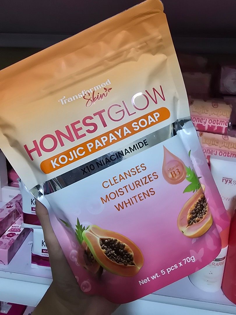 HONEST GLOW KOJIC PAPAYA SOAP ONHAND (Category: Bath) located in Manila. Submitted by APPLEGOALS (Listing ID 1378808202, Image 2). Description: ONHAND ITEMS 🔥 45 minutes delivery only PM US NOW ! Guaranteed Fast Transaction 🚄 Available For Lalamove Nationwide 🛵 STA CRUZ MANILA LOCATION 📍 Original Brandnew Item ! For nationwide Delivery LBC and J and T Delivery 🚚 "All Items that we list ONHAND We will Delete it once this is sold".
