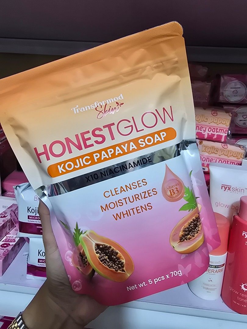 HONEST GLOW KOJIC PAPAYA SOAP ONHAND (Category: Bath) located in Manila. Submitted by APPLEGOALS (Listing ID 1378808202, Image 3). Description: ONHAND ITEMS 🔥 45 minutes delivery only PM US NOW ! Guaranteed Fast Transaction 🚄 Available For Lalamove Nationwide 🛵 STA CRUZ MANILA LOCATION 📍 Original Brandnew Item ! For nationwide Delivery LBC and J and T Delivery 🚚 "All Items that we list ONHAND We will Delete it once this is sold".