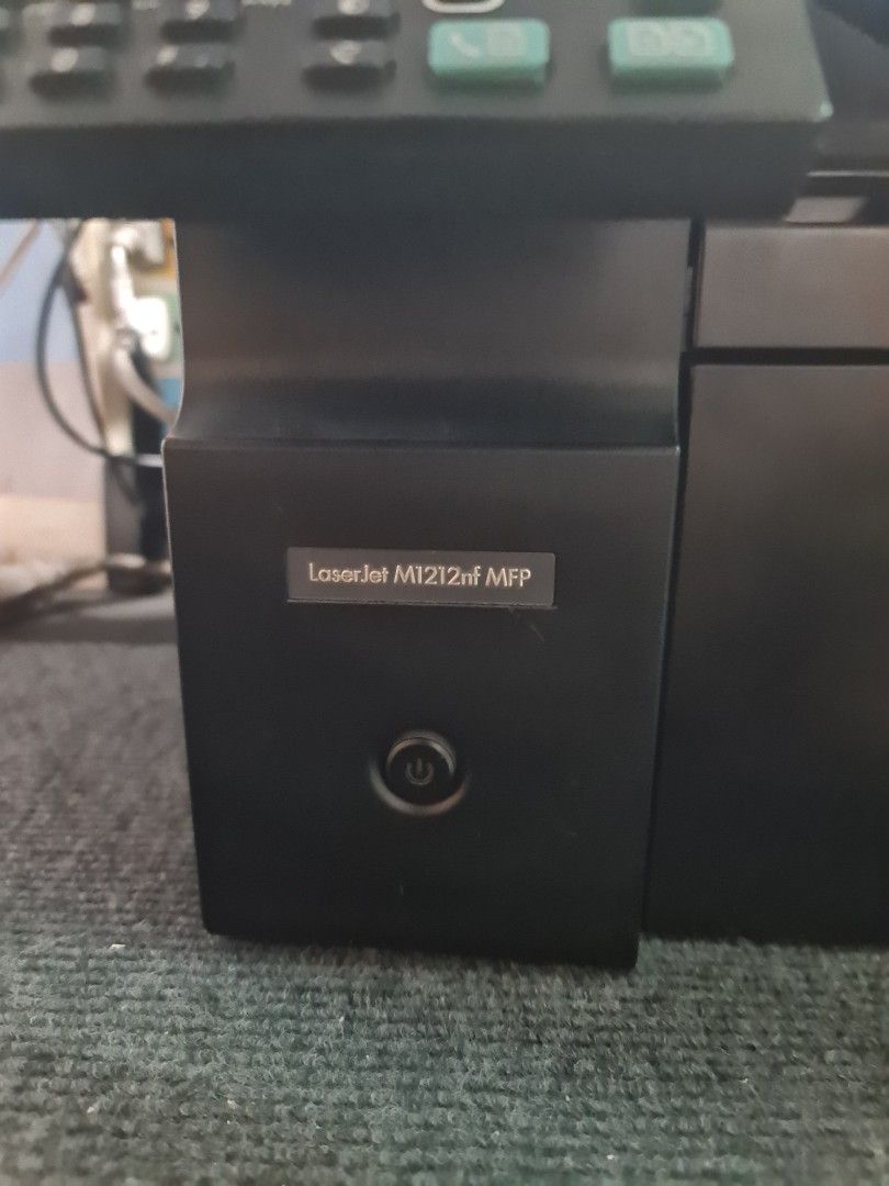 Hp laserjet 1212mfp (Category: Printers, Scanners & Copiers) located in Makati City. Submitted by jtechs (Listing ID 1378912324, Image 2). Description: fully refurbished hp laserjet 1212mfp monochrome network printer All in one printer laser print copy scan fax xerox with usb cord power cord and 85a toner cartridge ready to used good for business home and office use.