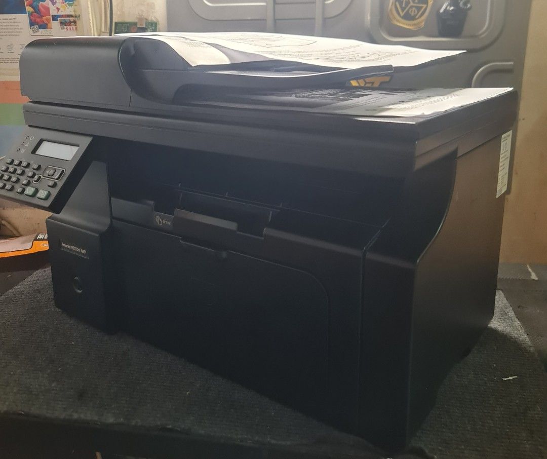 Hp laserjet 1212mfp (Category: Printers, Scanners & Copiers) located in Makati City. Submitted by jtechs (Listing ID 1378912324, Image 3). Description: fully refurbished hp laserjet 1212mfp monochrome network printer All in one printer laser print copy scan fax xerox with usb cord power cord and 85a toner cartridge ready to used good for business home and office use.