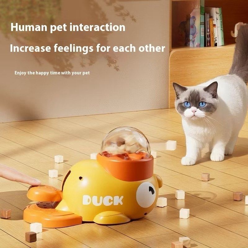 Interactive pet feeder (Category: Homes & Other Pet Accessories) located in Singapore. Submitted by berrieworld (Listing ID 1378790605, Image 1). Description: Bought for my cat but she doesn't know how to use. Loaded x1 time of cat dry food only. Very new. .