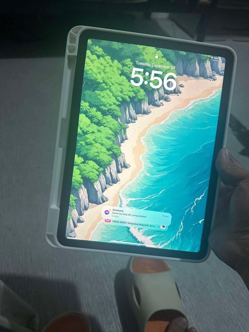 Ipad Air 5th Gen (M1) 256gb (Category: iPad) located in Carmona. Submitted by wizardmage (Listing ID 1378851008, Image 3). Description: For Swap sa iPad Pro M1 pataas 11 inches -Almost new -Purchased Last Nov 22, 2024 only -Warranty till Nov 21, 2025 -Complete Package -With Smart Keyboard Case -No issues whatsoever -100% battery health Meetup : SM Sanpedro RFS : Upgrade.