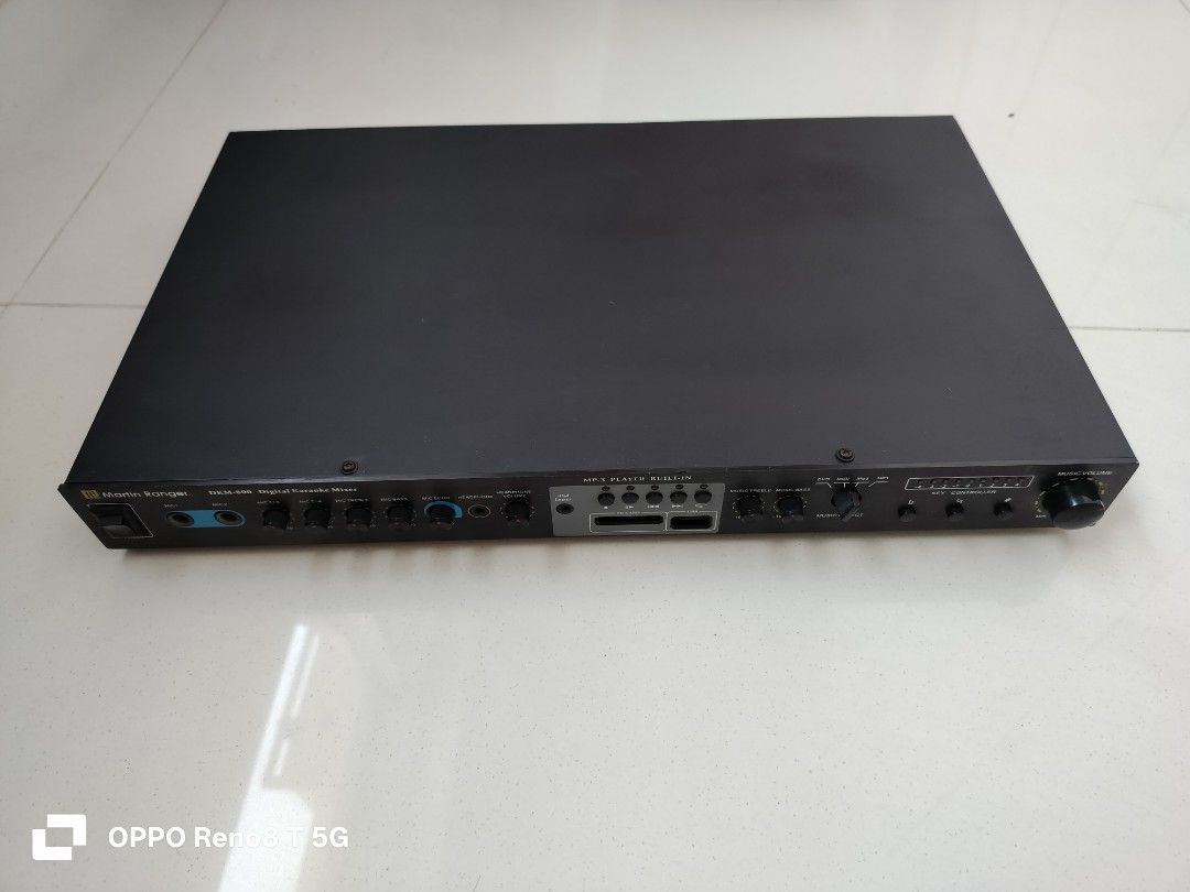 Martin Ranger DKM-800 digital karaoke mixer (Category: Soundbars, Speakers & Amplifiers) located in Singapore. Submitted by go.vincent1 (Listing ID 1378731295, Image 2). Description: Martin Ranger DKM-800 digital karaoke mixer good working condition. self collection.