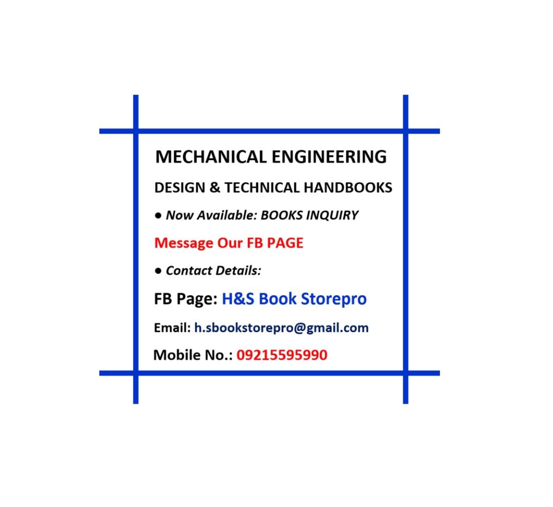 Mechanical Engineering Designers Books (Category: Textbooks) located in Quezon City. Submitted by hs.bookstorepro (Listing ID 1378833845, Image 2). Description: MECHANICAL ENGINEERING BOOKS HVAC DESIGN & TECHNICAL BOOKS Now Available via: GOOGLE DRIVE E-Files / EMAIL Delivery MECHANICAL ENGINEERING HANDBOOKS HVAC SPECIALIST & DESIGNER'S BOOKS 1. HVAC Handbooks 2. HVAC Design Manual 3. HVAC Design Calculator 4. Basic HVAC Technical Skills 5. Const