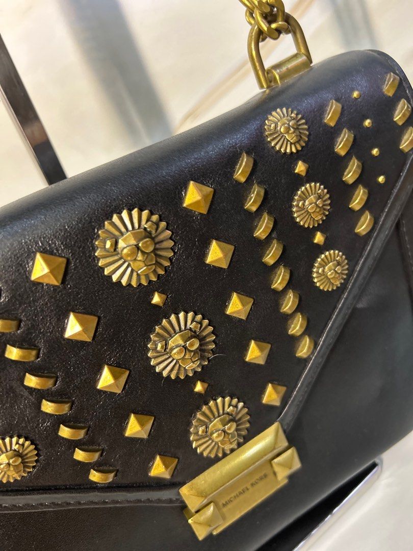 Michael Kors - Whitney Studded Bag (Category: Luxury Bags & Wallets) located in Angeles City. Submitted by naneth_authenticshop (Listing ID 1378872204, Image 2). Description: Limited Edition Michael Kors - Whitney Studded bag. Pre-loved - in very good condition 2-way bag Php. 6,000.00.