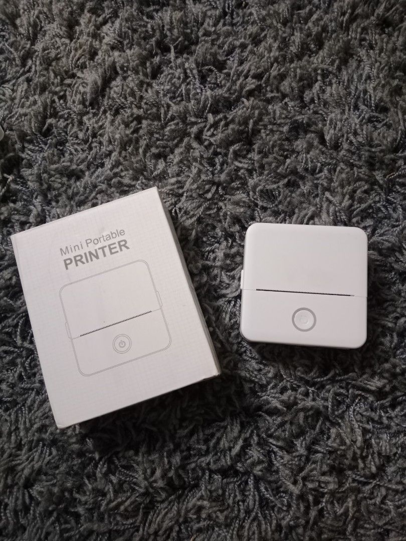 Mini Portable Printer ( color white ) (Category: Printers, Scanners & Copiers) located in Quezon City. Submitted by _elleco (Listing ID 1378777905, Image 2). Description: .
