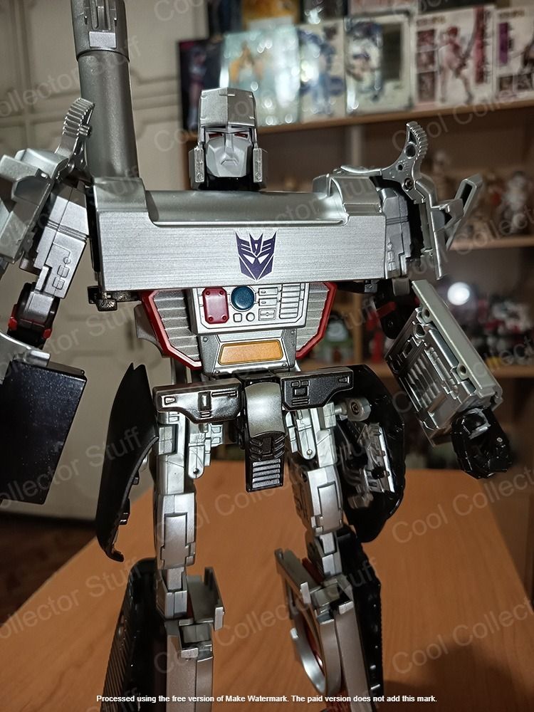 MP-5 Masterpiece Megatron (Takara Tomy) (Category: Figurines & Statues) located in Paranaque City. Submitted by coolcollectorstuff (Listing ID 1378851527, Image 3). Description: MP-5 Masterpiece Megatron (Destron Leader) by Takara Tomy - Authentic but not in pristine condition, back in box - Die-cast parts yellowed and worn - Some damage that might hinder transformation - 12 inches tall in robot mode - Complete accessories - Originally released i