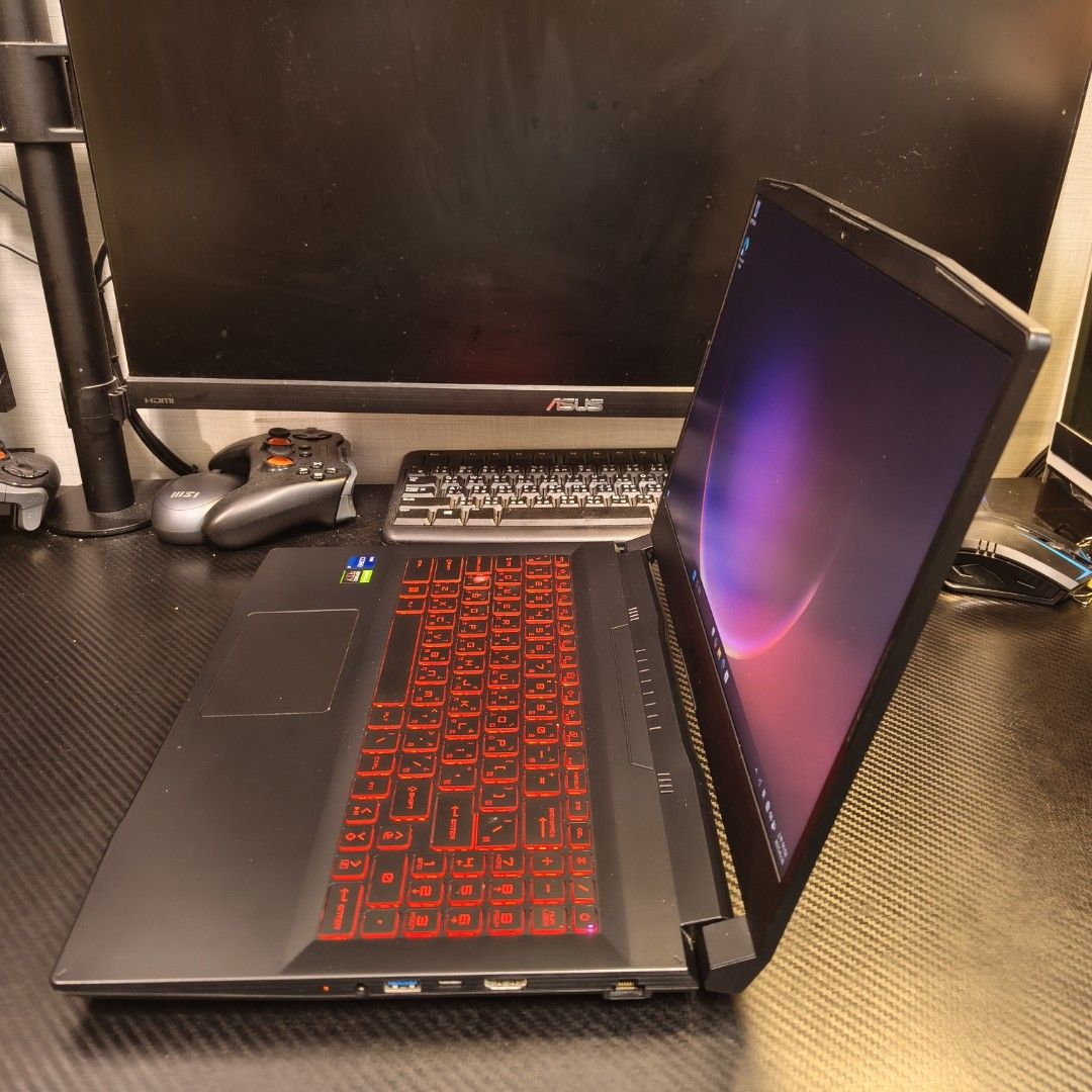 由 pc_bank (刊登 ID 1378912905，圖片 2) 提交，位於 高雄市 (Kaohsiung) 的 MSI GF76 12UE-250TW 17吋電競 i7-12700H/8G/1T SSD/RTX3060 (類別：桌上電腦或筆記型電腦)，說明：外觀良好 含原廠變壓器 高雄可面交。