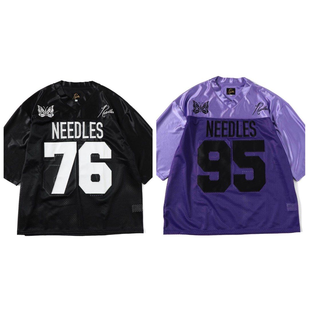 【別注】NEEDLES / FOOTBALL T-SHIRT BEAMS（ビームス）【別注】NEEDLES / FOOTBALL T-SHIRT（Tシャツ