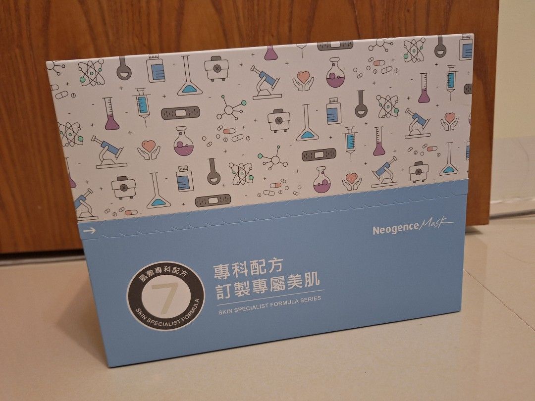 由 gemini104503 (刊登 ID 1378880853，圖片 1) 提交，位於 桃園市 (Taoyuan) 的 Neogence霓淨思7_肌敷專科配方面膜系列禮盒 (類別：護膚、清潔產品)，說明：全新品 效期至2027／12 禮盒內有五種面膜 跑趴超貼妝極效涵水面膜 4 入盒裝 前男友超後悔潤澤保濕面膜 4 入盒裝 電暈天菜秒脫單彈嫩緊緻面膜 4 入盒裝 近距離美肌平衡控油面膜 4 入盒裝 自拍免修修淨膚亮白面膜 4 入盒裝。