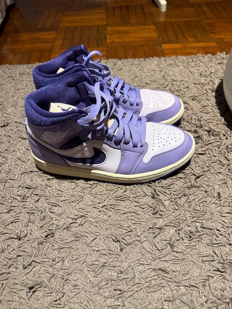 Chenille Jordan Mid Purple Nike Air Jordan Mid Chenille Sky J