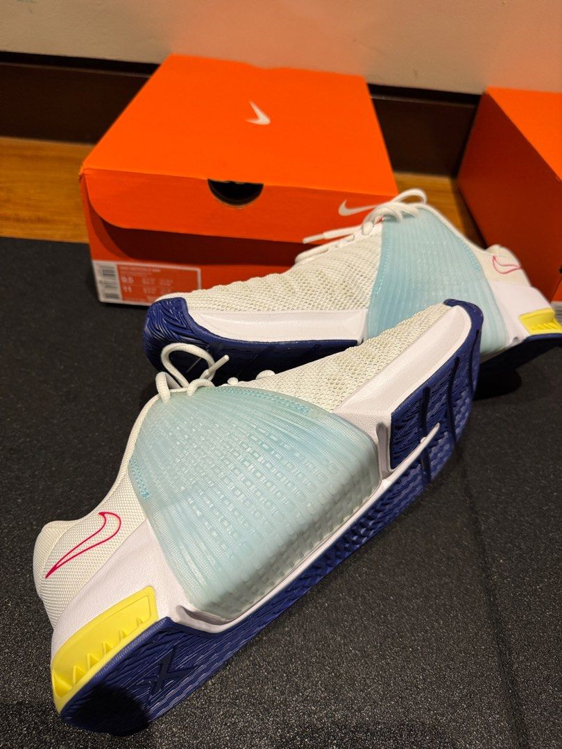 Nike Metcon 9 AMP White/White-Deep Royal Blue (Category: Toning & Stretching Accessories) located in Quezon City. Submitted by at883 (Listing ID 1378882951, Image 3). Description: Available Sizes: 9.5 and 10US.