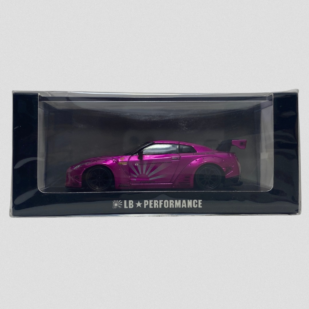 Nissan GTR R35 LBWK Liberty Walk Sports Car Diecast Pink (Mint & Sealed ...