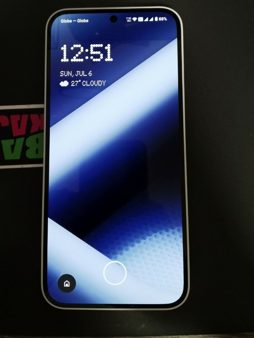 Nothing Phone 2a White 128GB with orig box (Category: Android Others) located in Cavite. Submitted by rjvillorente (Listing ID 1378905574, Image 2). Description: - Good condition - 99% smooth (screen still has the plastic on it) - Good battery - No issue/repair.
