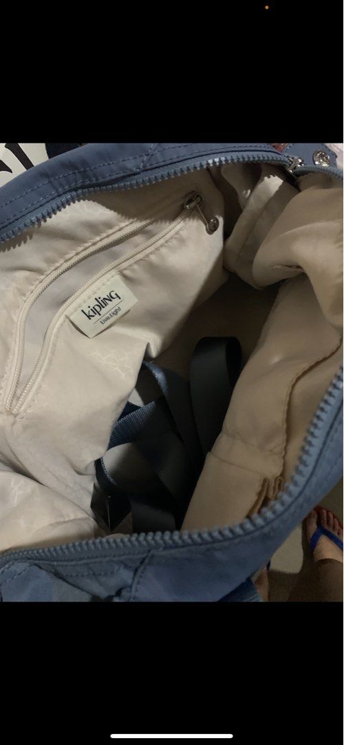 Orig Kipling Bag pastel blue shoulder-bag (Category: Cross-body Bags) located in Manila. Submitted by dobeedoo123 (Listing ID 1378788984, Image 2). Description: Used not more than 5x In good condition Looks brand new Bought from rustan’s 8-10k plus original price Lightweight .