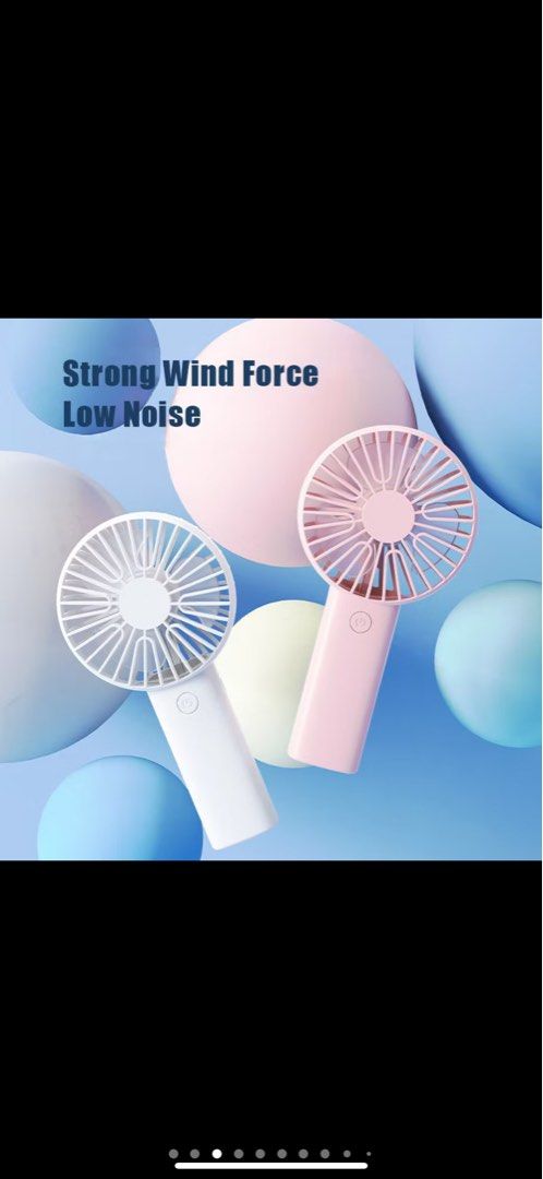 Portable Handheld Fan - 3 Speed Adjustable64885337640195113