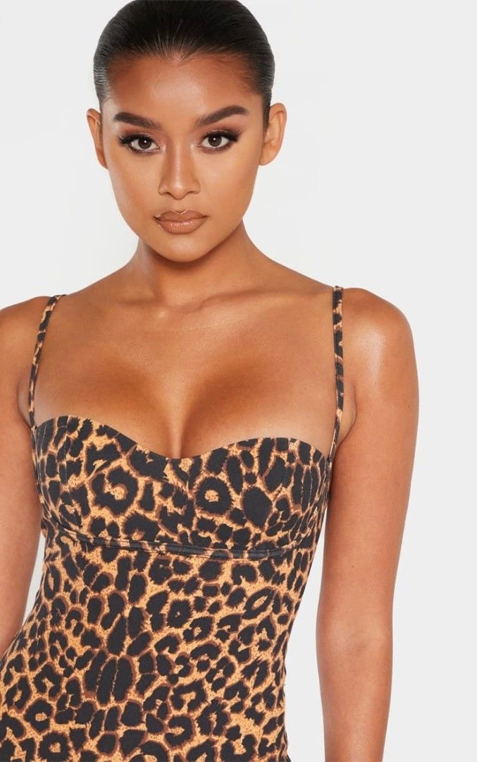 PRETTY LITTLE THING - LEOPARD PRINT MIDI DRESS (Category: Women's Clothes) located in Sydney. Submitted by demescloset1 (Listing ID 1378876252, Image 3). Description: BRAND NEW PRETTY LITTLE THING Leopard Print Midi Dress #leopardprint Size S - M (8-10).