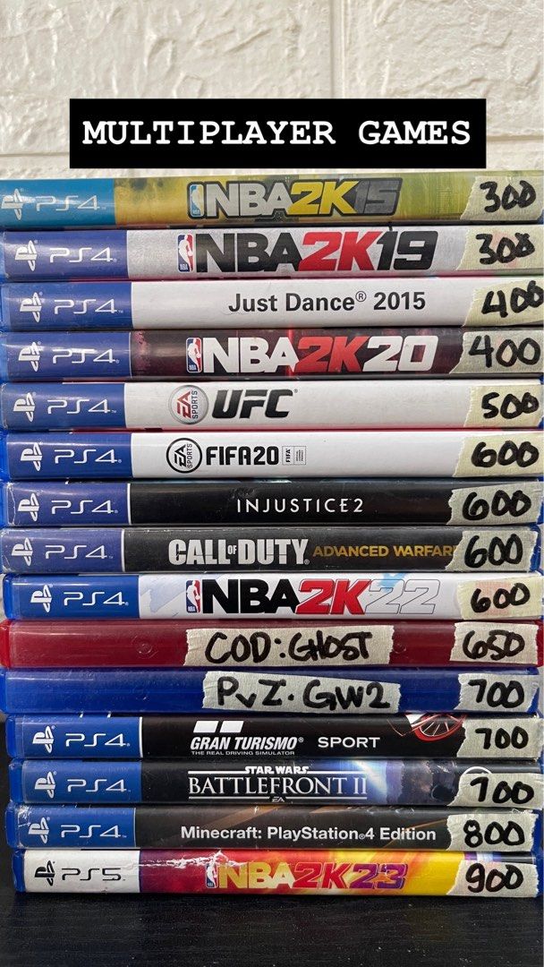 PS4/PS5 GAMES AND CONTROLLER (Category: PlayStation) located in Santa Rosa. Submitted by chrisandrewgaming (Listing ID 1378795589, Image 2). Description: PS4 AND PS5 GAMES FOR SALE PS4 DS4 CONTROLLER FOR SALE PRICES POSTED NA SA MGA GAMES. CHECK PHOTOS. PS4 DS4 V2 CONTROLLER - 1200 DOBE DUAL CHARGING DOCK - 300 IF KUNIN BOTH CONTROLLER, FREE NA DUAL CHARGING DOCK. MAY BAWAS IF MADAMI KUKUNIN SA GAMES. Sta Rosa Laguna. Jnt or Lalamove. Can ship an