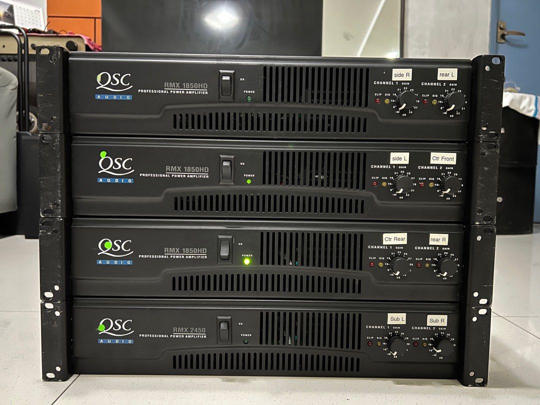 QSC RMX 1850HD Professional Power Amplifiers63205306907009113