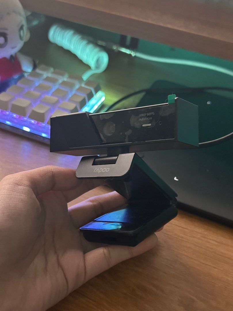 Rapoo C270AF — 1080p 60FPS (Category: Webcams) located in Mandaluyong City. Submitted by tamaneko- (Listing ID 1378870566, Image 2). Description: MOP - GCASH MOD - Lalamove or Grab (SF Is to be paid by the buyer) Bought this for streaming but barely used it, basically feels brand new! Comes with the complete box. It really runs on 1080p 60fps and settings can be adjusted through the default camera settings/properties. Video if you're curious http