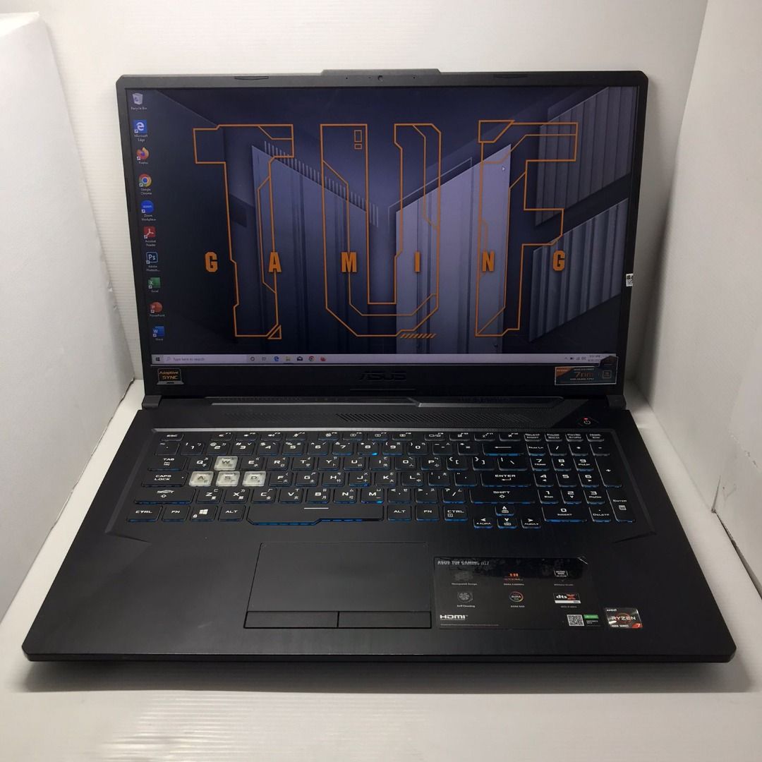 RARE! LAPTOP GAMING 17 INCH ASUS TUF A17 RYZEN GTX 1650 32/1000 SSD 120HZ