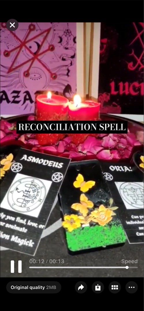 A spell book for reunion and reconciliation, symbolizing the mystical and intentional approach to healing love