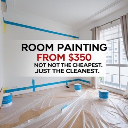 Room Painting from $350 – Clean Finish. No Drama. (Category: Painting & Wallpaper) located in Singapore. Submitted by groommyroom (Listing ID 1378909090, Image 1). Description: Tired of painters showing up late, leaving drips, or ghosting after collecting deposit? We don’t play that game. ✅ Room Painting from $350 ✅ 2 Coats Premium Paint ✅ Clean Lines, No Drips ✅ Condo, HDB, Office Ready ✅ Same Week Bookings Available Not the cheapest. Just the c