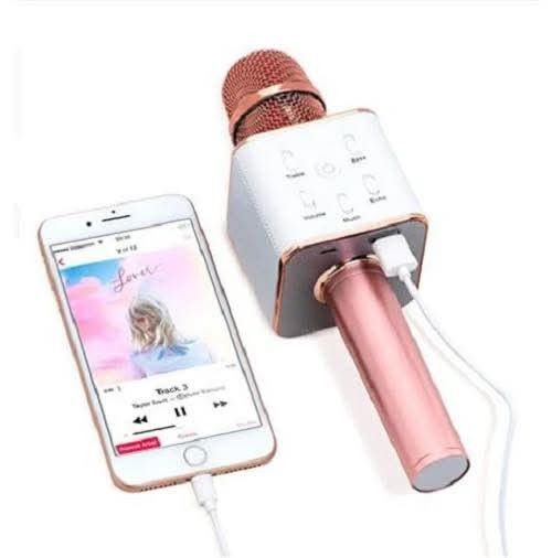 Royche Portable Karaoke Wireless Bluetooth Microphone Speaker - Rosegold (Category: Microphones) located in Manila. Submitted by ormelynmal86309 (Listing ID 1378801558, Image 3). Description: Royche Portable Karaoke Wireless Bluetooth Microphone Speaker - Rosegold Php 1,000.