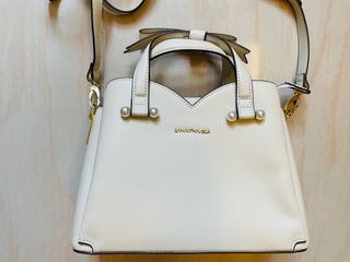 Samantha 白色珍珠單肩包斜背包64204045980675110